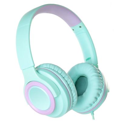 China Cute Earbuds Over-Ear Wired Headphones Kids Headphones Wired Headphones For Kids Girls Gifts for sale