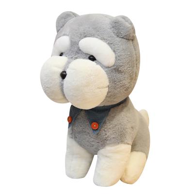 China Wholesale Custom Plush Toy Schnauzer Dog Simulation Stuffed Animal Dog Lovely for sale