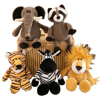 China Wholesale Plush Custom Stuffed Plush Lion Toy Soft Forest Animal Tiger for sale