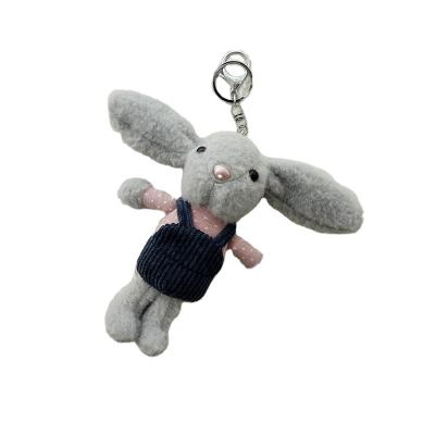 China Stuffed Plush Toys Rabbit Keychains Plush Toys Bunny Rabbit Keychain for sale