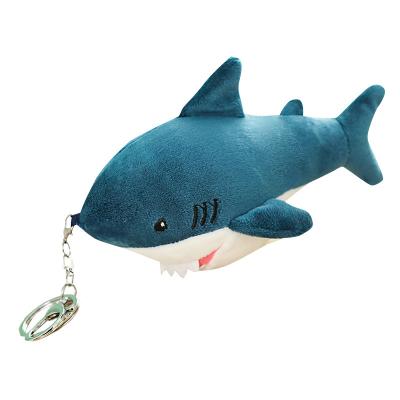 China Cheap Toy Shark Keychains Sea Animals Stuffed Plush Animals Marine Animal Plush Toys Keychain for sale