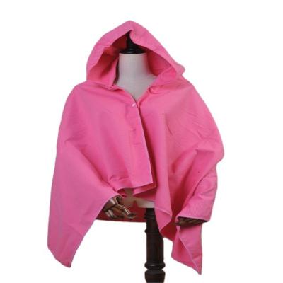 China High Grade Compressed Hooded Poncho Beach Towel Custom Made Wholesale for sale