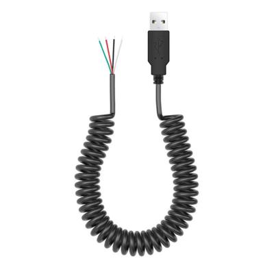 Cina Cavo a molla avvolto USB per aprire 4 cavi nudi in scatola Cable finale in vendita