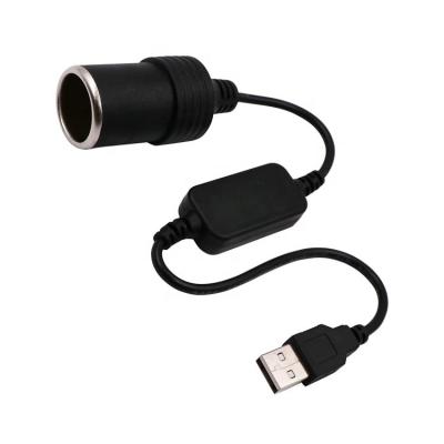 Китай USB A Мужчина на 12В Автомобильный сигаретный зажигалка розетка Женщина кабель преобразователя питания продается