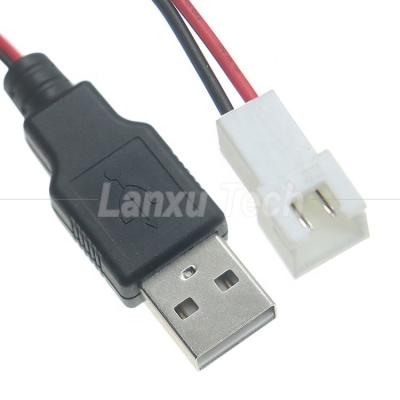 China USB Tipo A Hombre a JST XH 2.54 Pitch 2 Pin Cable de conexión femenino en venta