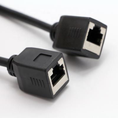 China Vrouwelijke naar vrouwelijke stopcontact RJ45 8P8C Network Ethernet Lan kabel Te koop