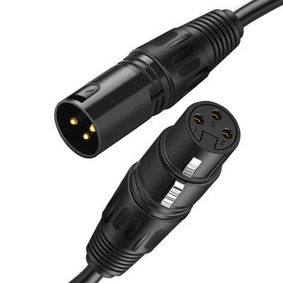 중국 OEM 하이파이 마이크 마이크 3 PIN XLR 커넥터 오디오 잭 남성 XLR 여성 DMX 케이블 판매용