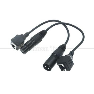 Κίνα XLR 3 πιν πόλοι αρσενικό θηλυκό σε RJ45 θηλυκό Cat5 Δίκτυο Ethernet Adapter καλώδιο για Led Audio DMX CON ελεγκτή προς πώληση