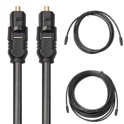 China High Quality Thin Fiber Optic Toslink Spdif Gold Optical Digital Audio Cable for sale