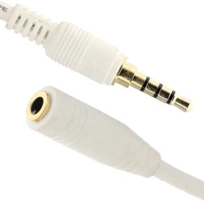 Κίνα 1m 2m 3m 3.5mm 4 poles TRRS αρσενικό Jack προς 3.5mm TRRS θηλυκό καλώδιο επέκτασης ήχου Stereo Aux προς πώληση