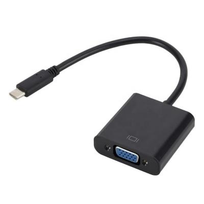 Китай 1080 P 4K USB Type C в VGA конвертер адаптер для ПК Компьютер ноутбук продается