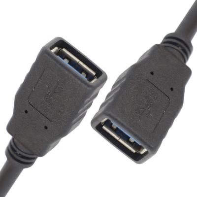 China USB 3.0 A Vrouwelijke naar USB 3.0 A Vrouwelijke Uitbreiding Data Charger Cable Te koop