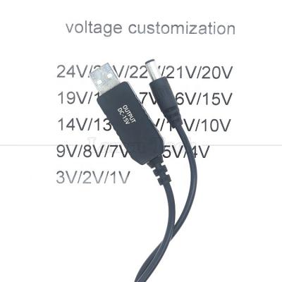 Cina Voltaggio personalizzato 15V 12V 10V 9V 4V 3V USB a DC Micro Tipo C Cable di caricabatterie per router Camera Led Light Walkie Talkie GPS in vendita