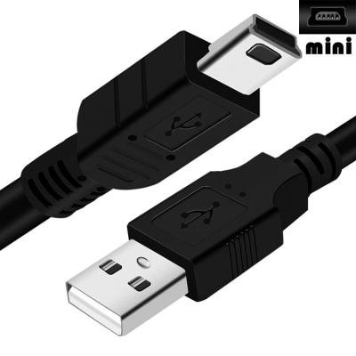 China Custom Shied Mini B 5 PIN USB 2.0 Carregador Cable de dados Para câmera do controlador PS3 à venda