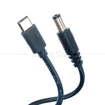 China 9v 12v 15v 20v PD USB Type C to DC 5.5x2.1mm Charger Cable for Wifi Router Speaker for sale