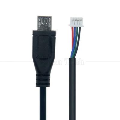 China OEM Micro USB personalizado para JST 4 pin 1.25mm Cable de tono en venta