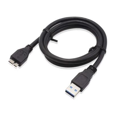 China High Speed 5gbps Data Charging USB 3.0 Micro B Cable for SDD HDD Hard Disk for sale