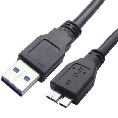 China High Speed 5gbps Data Charging Micro USB 3.0 Cable A to Micro B for Samsung Sdd Hdd Hard Disk for sale