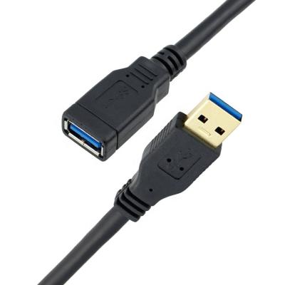 China High Speed 5Gbps 1M USB 3.0 Male to Female USB 3.0 Type A Extension Cable for Computer for sale