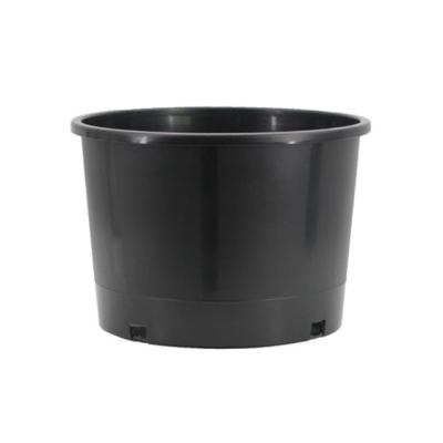 China Supplier Modern Wholesale Black Recycled Flower Tree Planter 1 PP 3 5 6 7 Gallon Inch Plastic Plant Pot For Nursery for sale