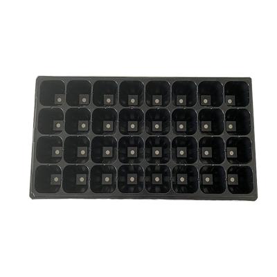 China New Product 24 Cell Hydroponic Seedling Tray Set Plastic Nursery Flower Plant Pot Tray for sale