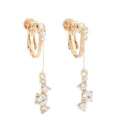 China Fashion charm fashion temperament cherry Korean elegant rhinestone branch Noble dangling earrings for sale