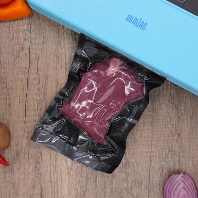 China Modern Custom Vacuum Sealer Bags Rolls Silver Black Vacuum Seal Bag 8