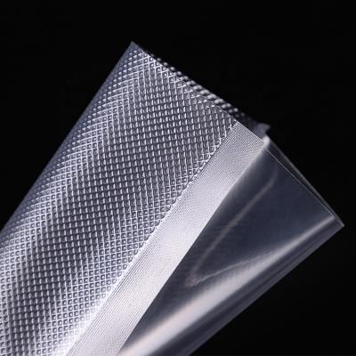 China Moisture Proof Custom BPA Free Roll Vacuum Sealer Bags For Food Storage Packaging Heat Seal Embossed Plastic Vacuum Bag for sale