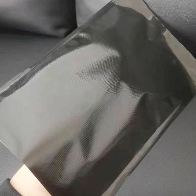 China Modern Factory Direct Sale Heat Sealed Food Clear Vacuum Sealer Bag Packaging Embossed Vacuum Sealer Bags Black for sale