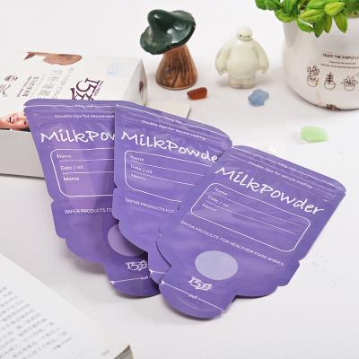 China Disposable Household BPA Free Small Milk Powder Plastic Storage Bag Baby Free Breastmilk Feeding Powder Bag for sale