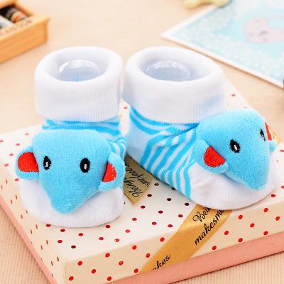 China Wholesale cute design QUICK DRY ribbed organic cotton comfort socks anti slip 3d pattern newborn kids for sale