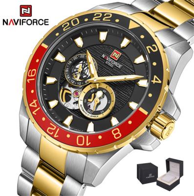 China NAVIFORCE 1003 Day/Date Full Steel Watches Man Mechanical Wristwatch 100M Waterproof Fashion Clock With Luminous Hands Box Reloj Hombre for sale