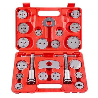 China Universal 22Pcs Auto Repair Tools 22Pcs Disc Brake Caliper Piston Compressor Wind Back Repair Tool Kit For Cars for sale