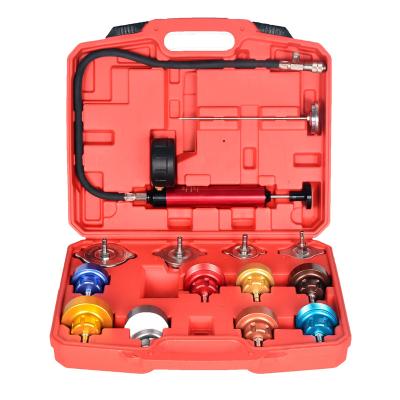 China Automotive Auto Repair Tools 14 Pcs Cooling System Radiator Pressure Tester Kit for sale