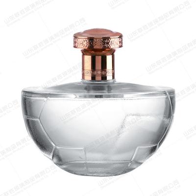 China Lead Free Glass Xo Brandy Wine Bottles Brandy Decanter Beverage Whiskey Decanter 500ml 700ml for sale