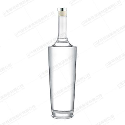 China Custom Decanter Gin Whiskey Liquor Glass Bottle Beverage Glass Bottle Wine Liquor Globe Whiskey Decanter For Sale for sale