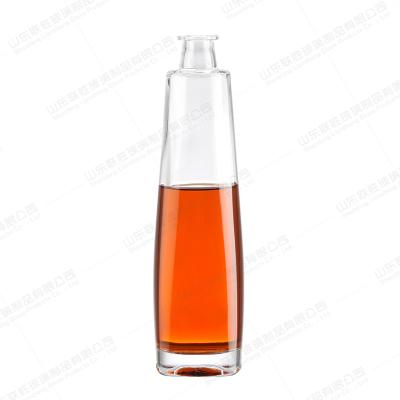 China Foreign Whiskey Glass Bottle 750ml 100ml Vodka Brandy Glass Bottle Liquor Bottle Glass Wine for sale