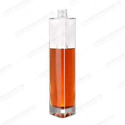 China Beverage EmptyWine Glass Bottle Vodka Whiskey Decanter 500ml 750ml 1000ml Empty Wine Glass Bottle for sale