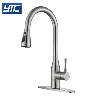 China Thermostatic Faucets Mixer 360 Degree With Spout Swivels Kitchen Faucet Standard Pull Out Spray Kitchen Faucet for sale