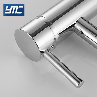 China Sus304 Faucets Sink Mixer Tap Stainless Steel Metered Faucet For Bathroom Wash Water Face Faucet Mixer Basin Cold Brass Faucet for sale