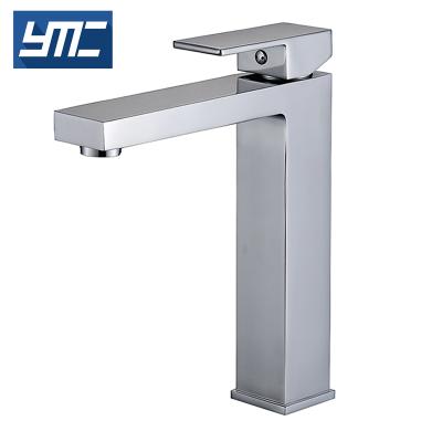 China Hot Sale Metered Bath Faucets Home Deck Mounted Single Hole Wash Faucet Single Handle Water Saving Mixer Basin Faucet for sale