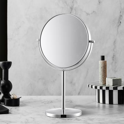 China sus304 double sided round magnifying mirror led bathroom mirror 3X7X10X magnifying mirror for sale