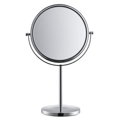 China Wall Magnifying Mount Around LED Light Bathroom Mirror 10x Magnifying Makeup Mirror for sale