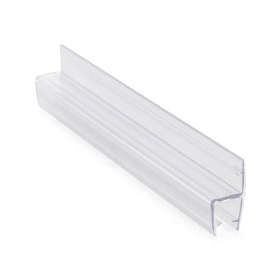 China 2200mm Length Modern Shower Door Waterproof Sealing Strip 6/8/10/12mm Glass Door Seal for sale