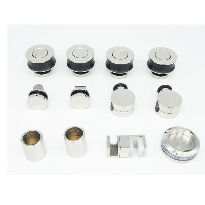 China Modern sliding shower door fittings shower door glass parts frameless fittings for sale