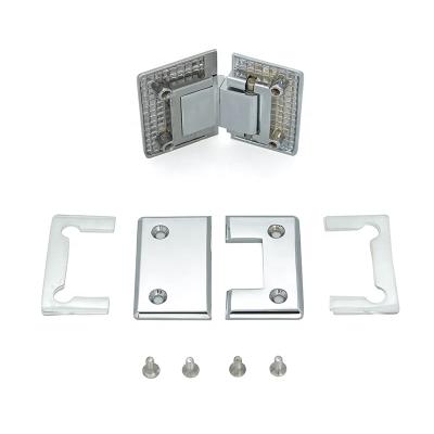 China Shower Room Brass Shower Room Door Hinge Frame Glass Shower Hinge Flange Fittings for sale