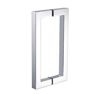 China Modern Anti Rust 304 Stainless Steel Modern Porcelain Shower Large Sliding Door Glass Pull Handle for sale