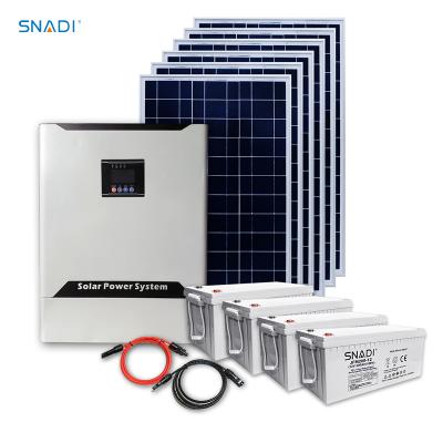 China SNADI Inverters 3KW 24V 48V MPPT Panel 3000W Power Hybrid Solar Power Inverter 520*420*222 for sale