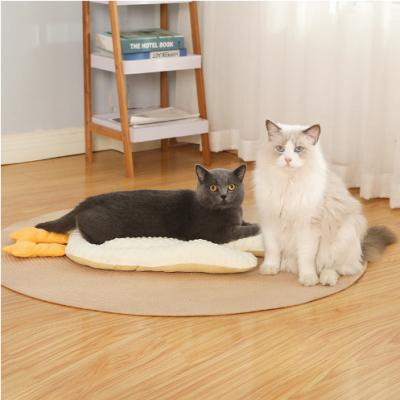 China Breathable New pet small dog cartoon pet mat cat bed pet bed dog bed four seasons universal dog mat cat mat for sale