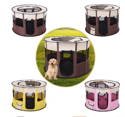 China Travel Pet Tent Foldable Pet Delivery Room Closed Cat Breeding Tent Hot Selling Dog Cage for sale